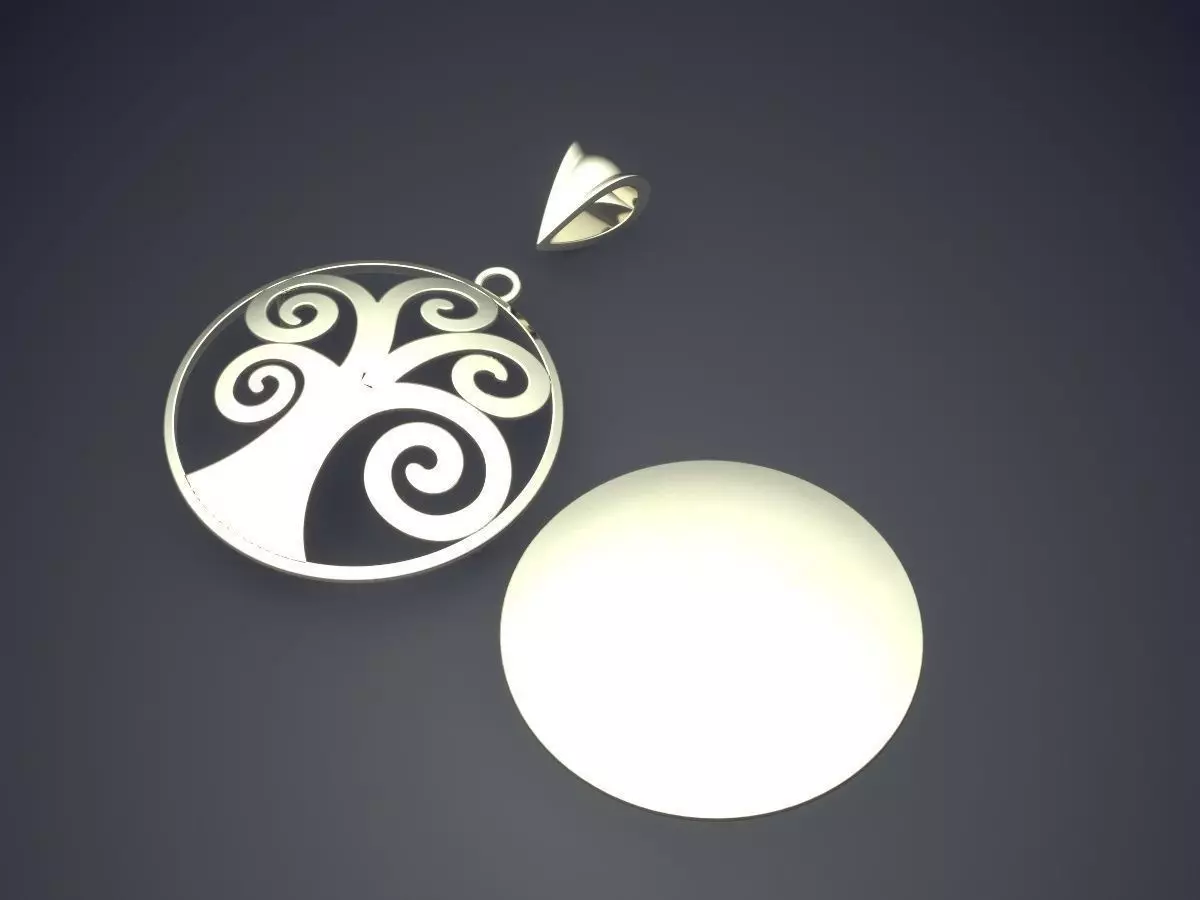 Pendant CAD-6278 3D print model_1