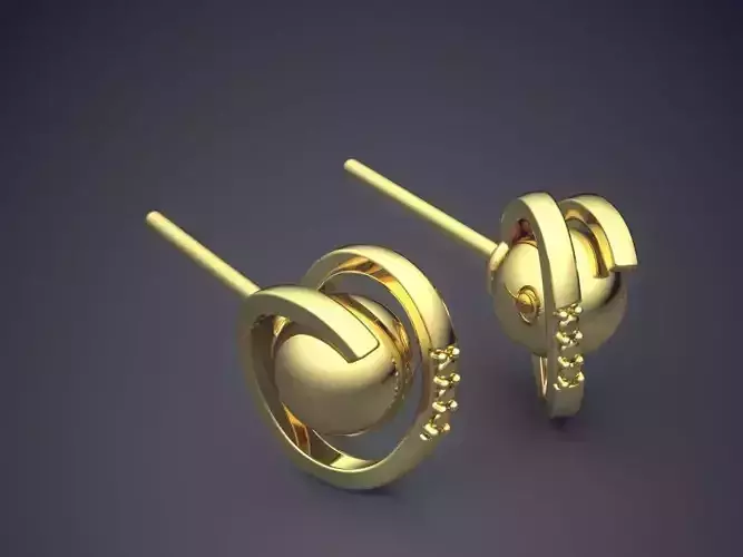 Earrings CAD-6277