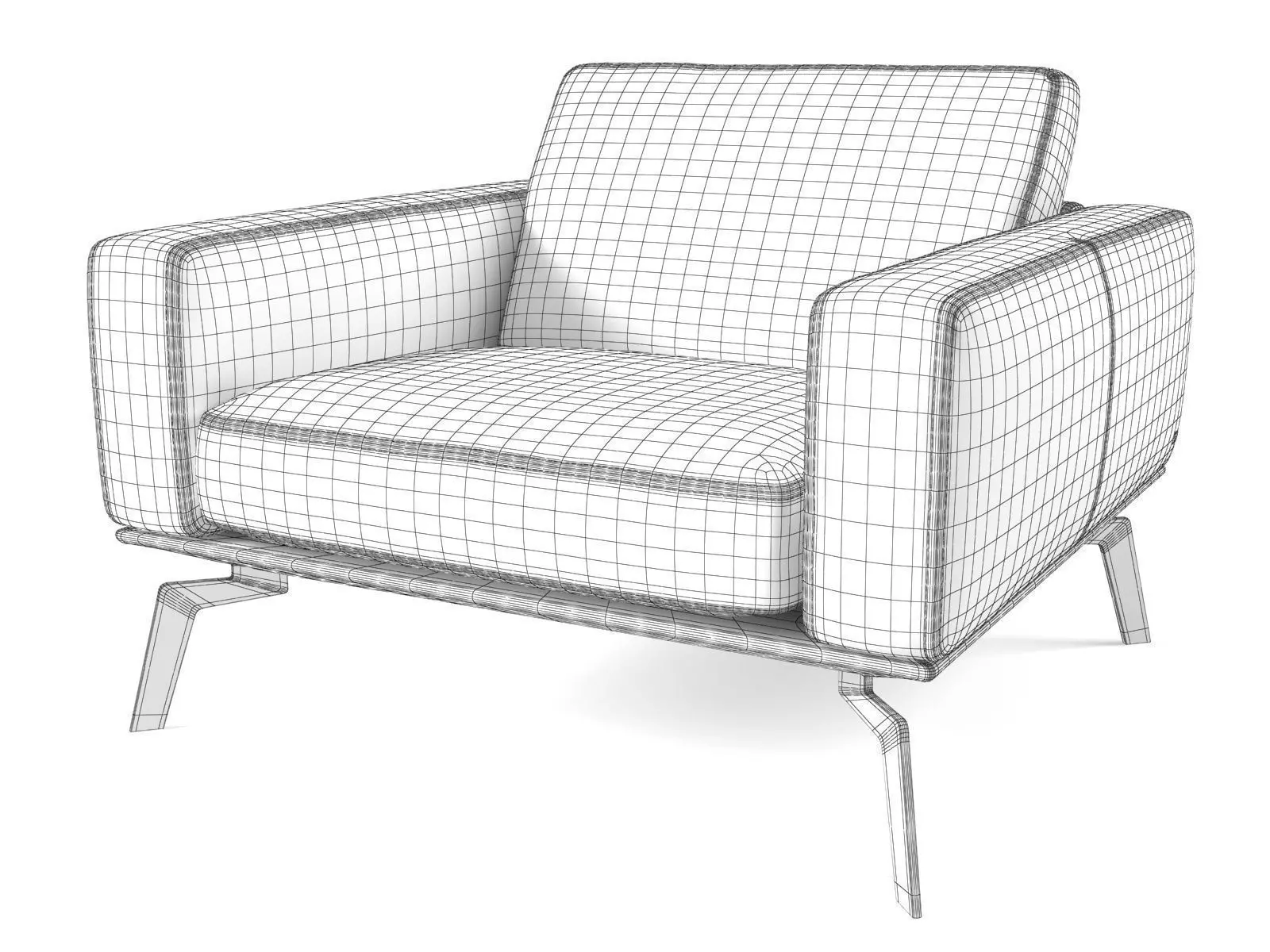 DS 87 01 Armchair 3D model_3