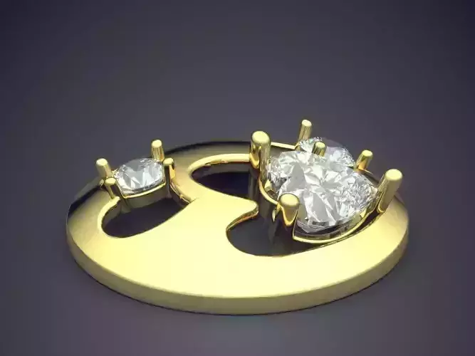 Pendant With Diamonds CAD-6257