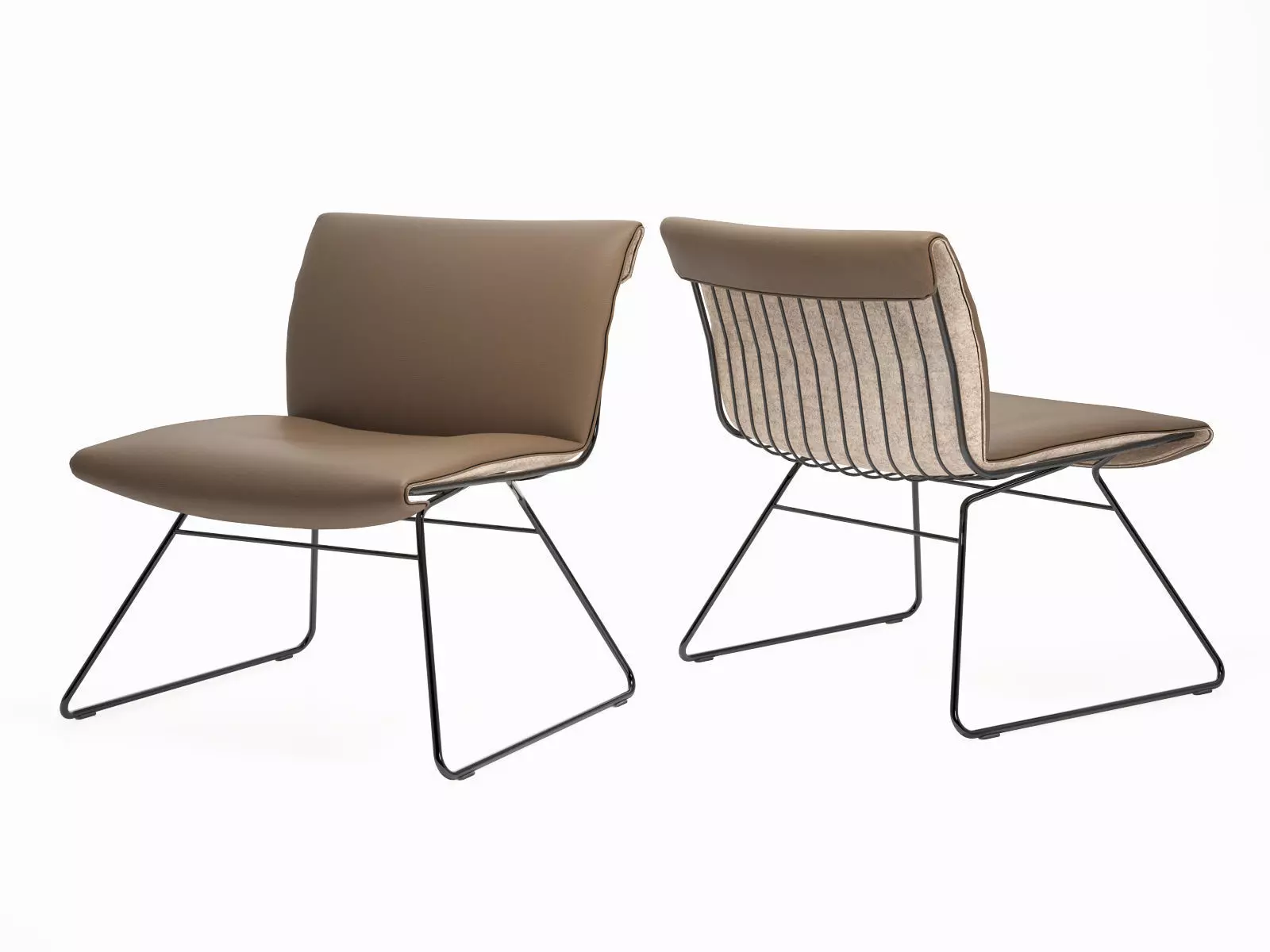 DS 515 Lounge without Armrests 3D model_0