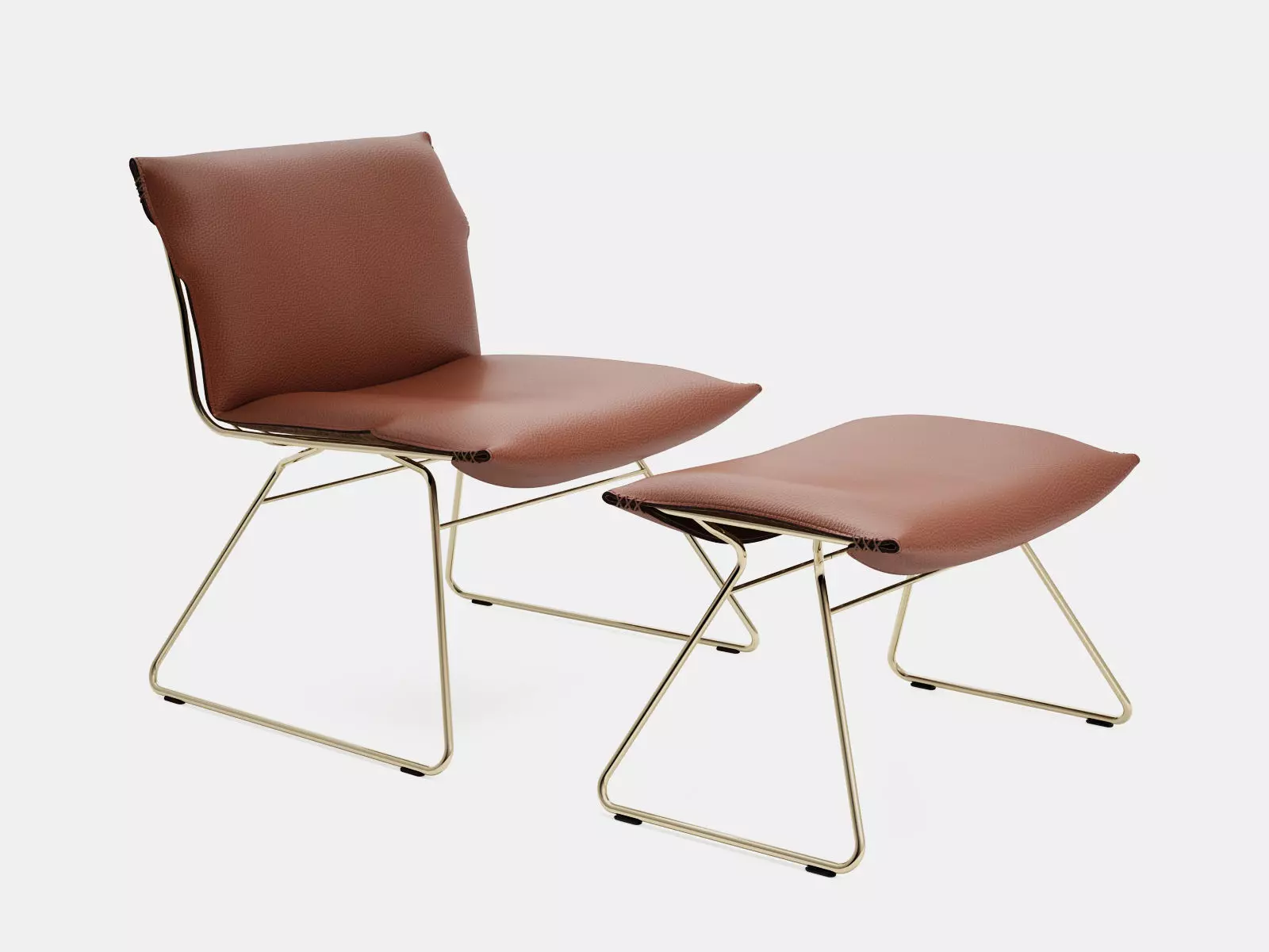 DS 515 Lounge without Armrests 3D model_1