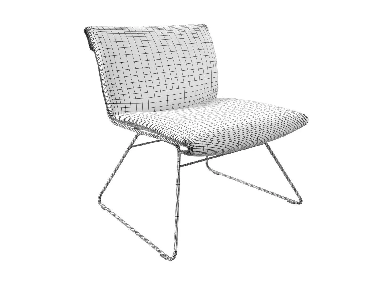 DS 515 Lounge without Armrests 3D model_5