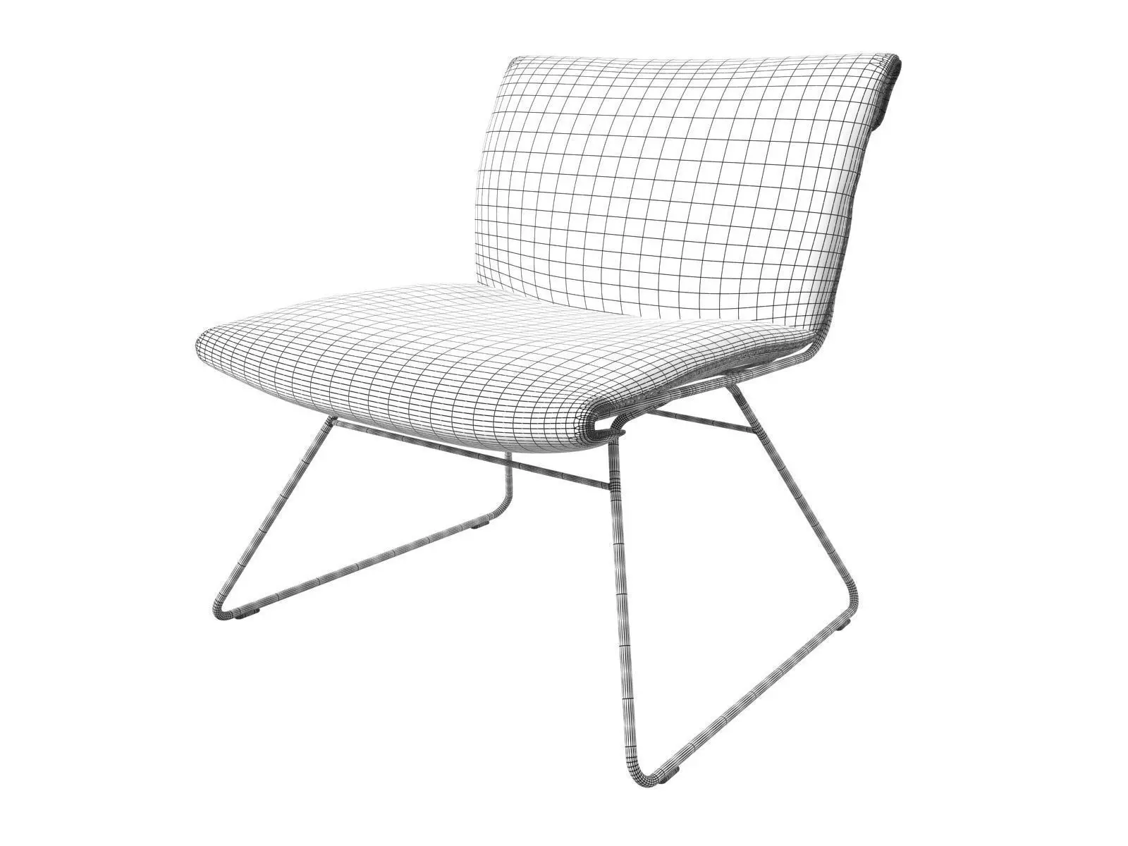 DS 515 Lounge without Armrests 3D model_4