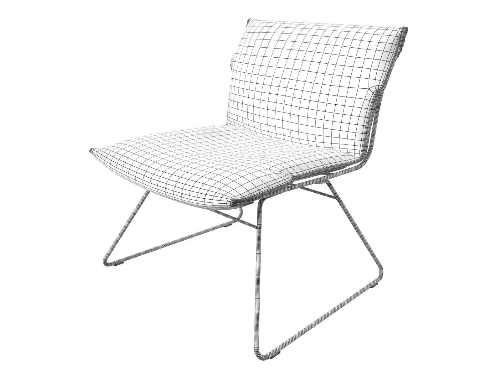 DS 515 Lounge without Armrests 3D model_3