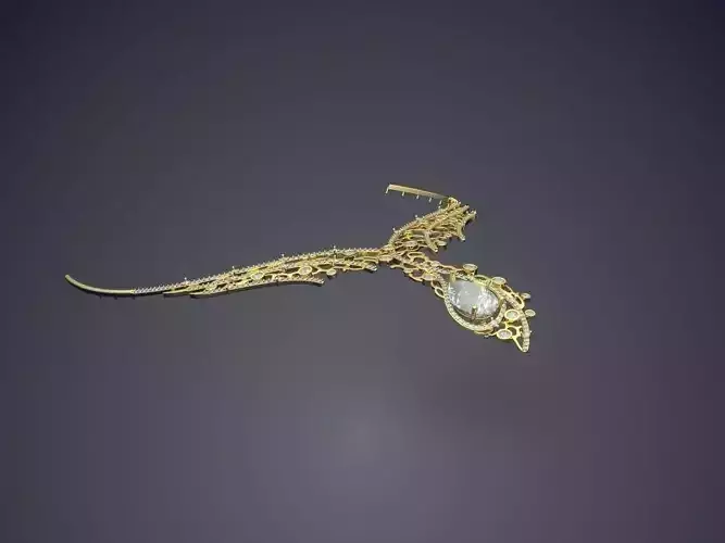 Necklace CAD-6247 3D print model