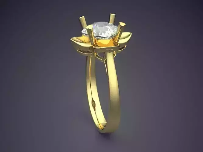 Ring With Diamond CAD-6236