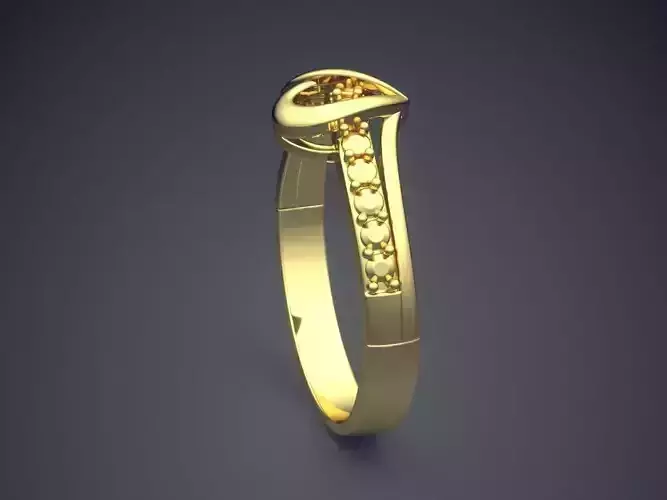 Heart-shaped Ring CAD-6225