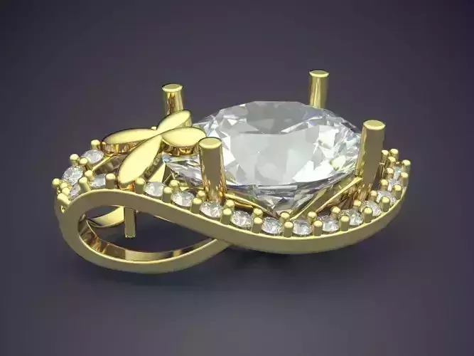 Pendant With Diamonds CAD-6221
