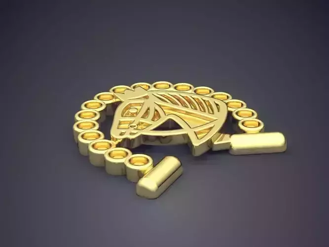 Horse Pendant CAD-6184