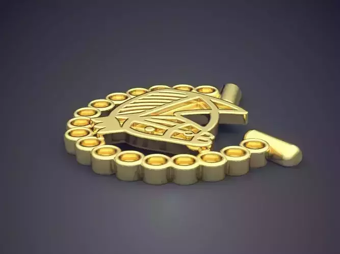 Horse Pendant CAD-6184