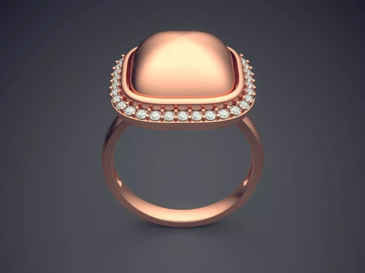 Ring CAD-6174 3D print model_2