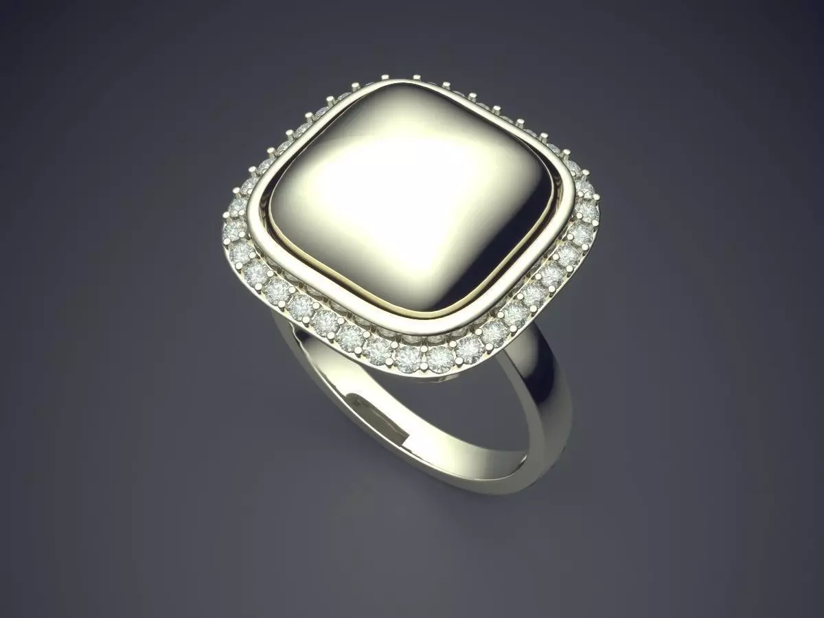 Ring CAD-6174 3D print model_1