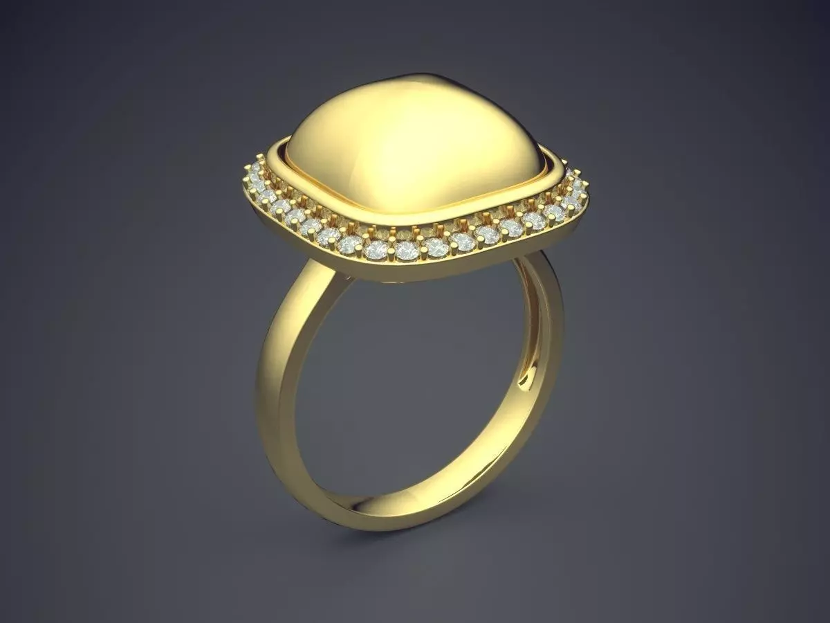 Ring CAD-6174 3D print model_0