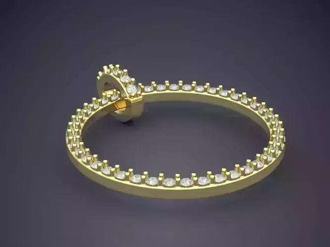 Pendant With Diamonds CAD-6173 3D print model