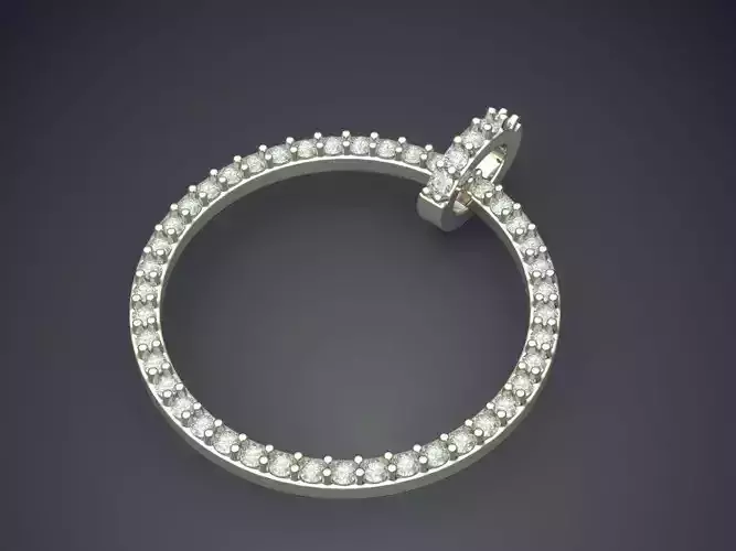 Pendant With Diamonds CAD-6173