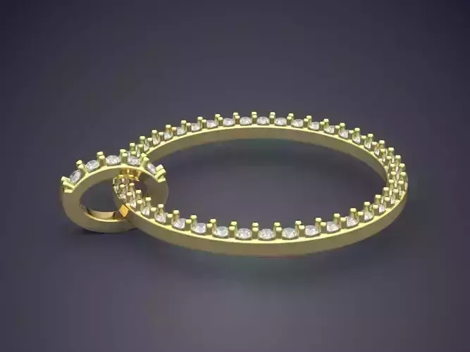 Pendant With Diamonds CAD-6173