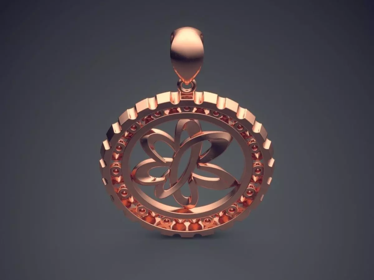 Pendant CAD-6164 3D print model_2