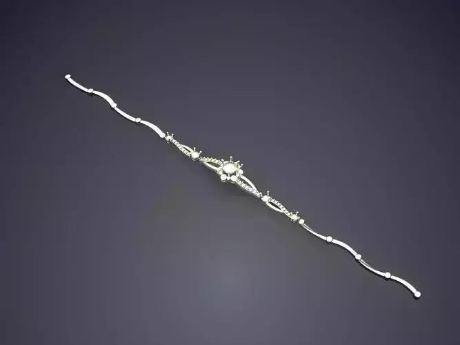 Thin Bracelet CAD-6156