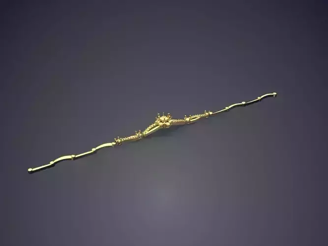 Thin Bracelet CAD-6156 3D print model