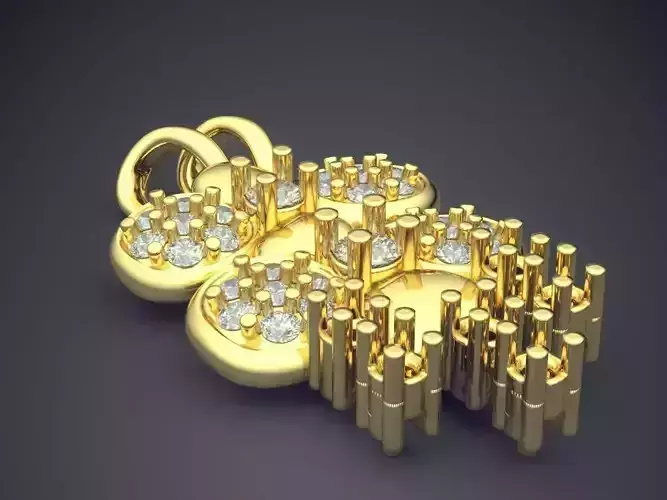 Pendant With Diamonds CAD-6150