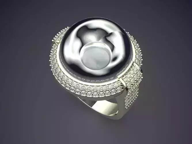 Ring With Diamonds CAD-6147