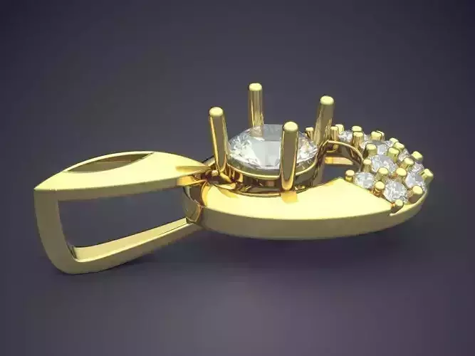 Pendant With Diamonds CAD-6139