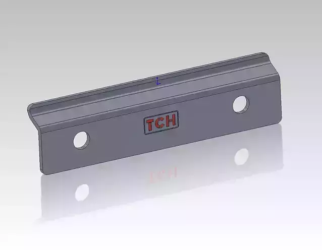 3 HInge Stop Bracket Free 3D model