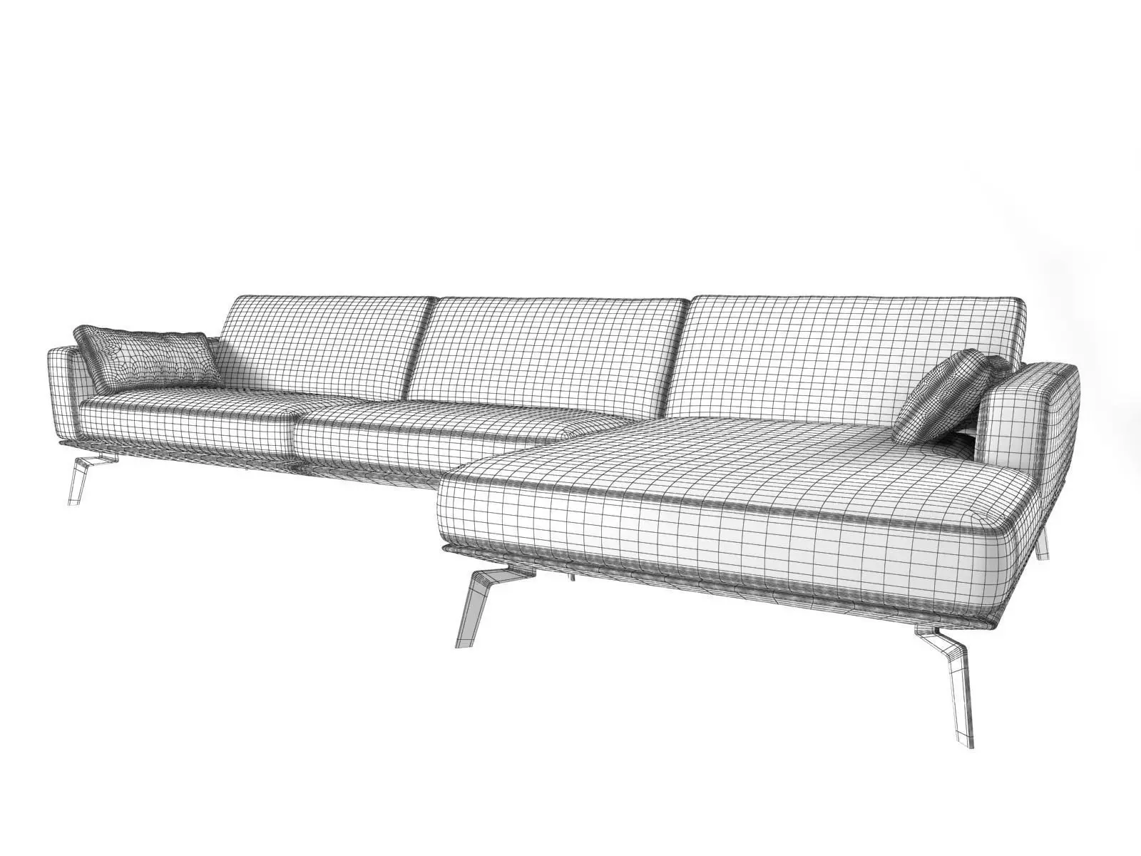 DS 87 Corner Sofa 3D model_3
