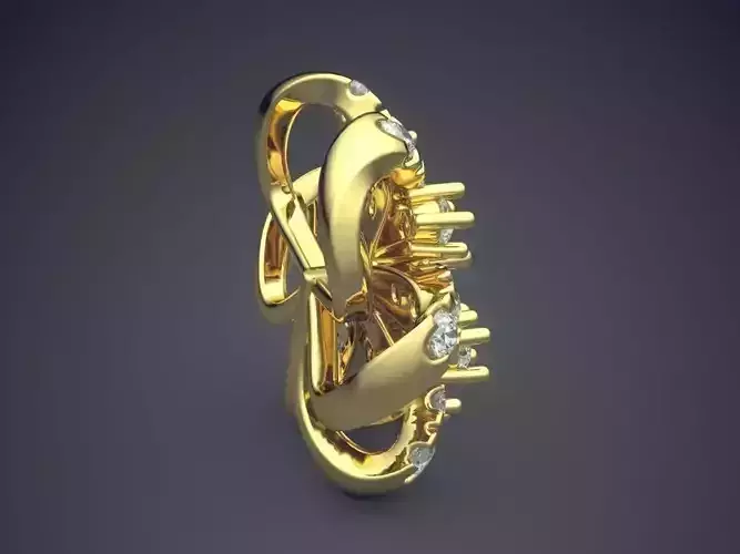 Pendant With Diamonds CAD-6130