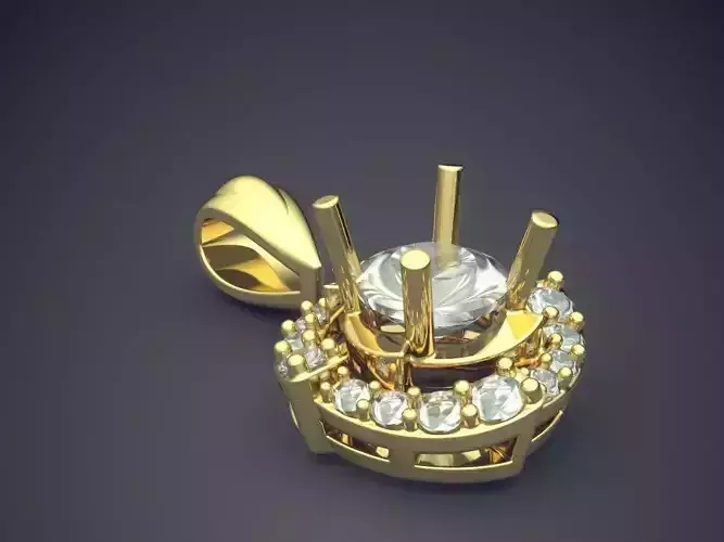 Pendant With Diamonds CAD-6119