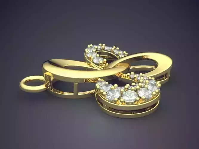 Pendant With Diamonds CAD-6113