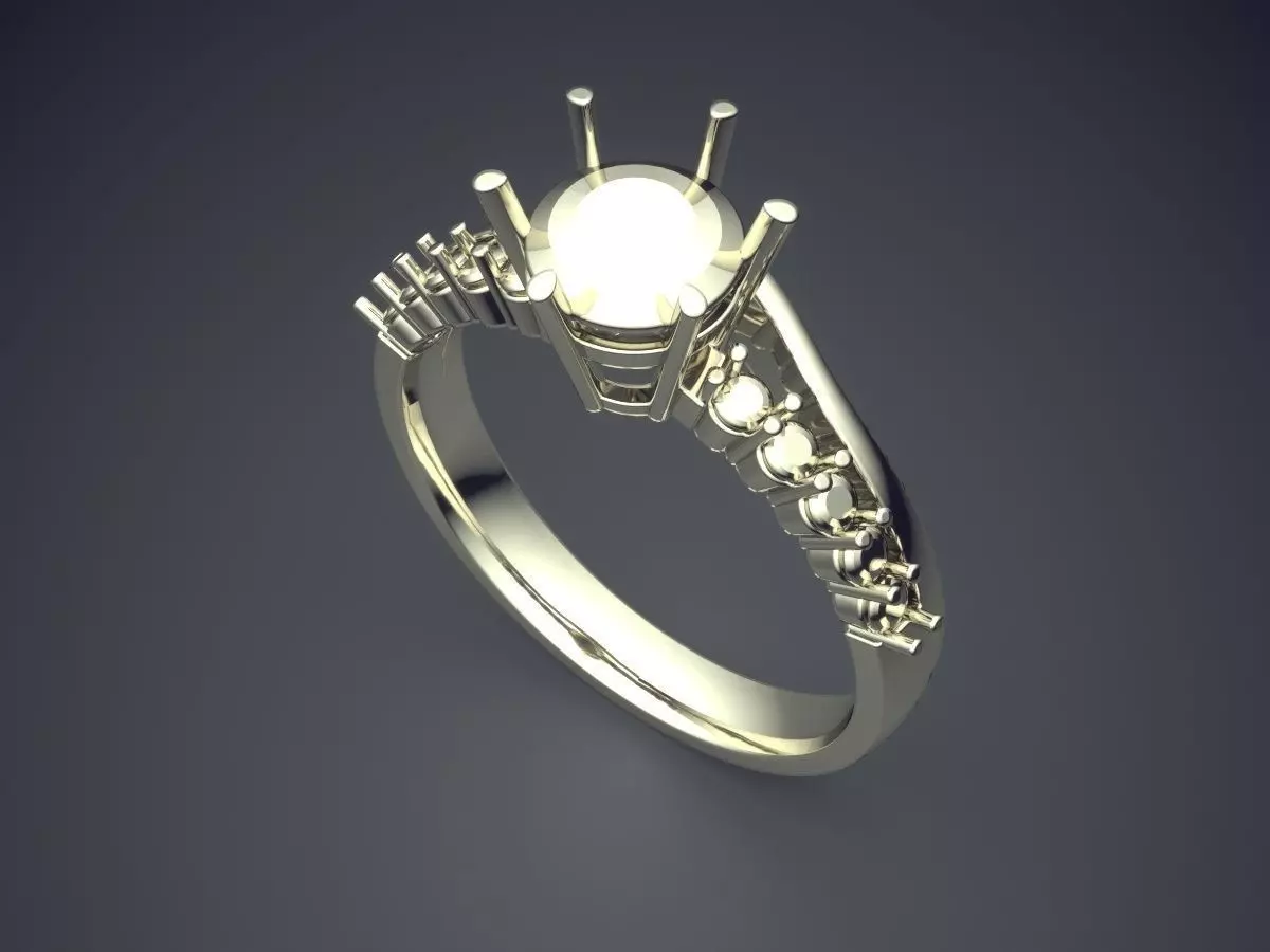 Ring CAD-6101 3D print model_1