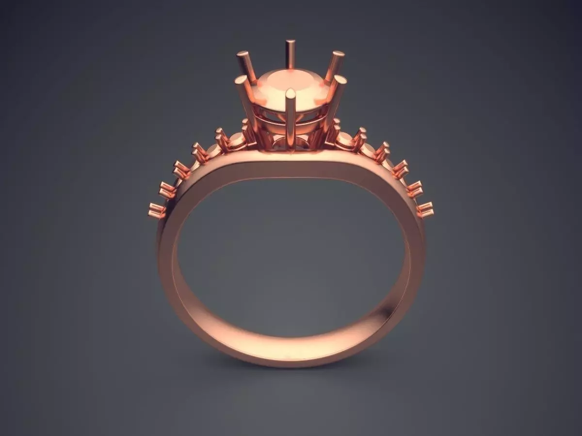 Ring CAD-6101 3D print model_2