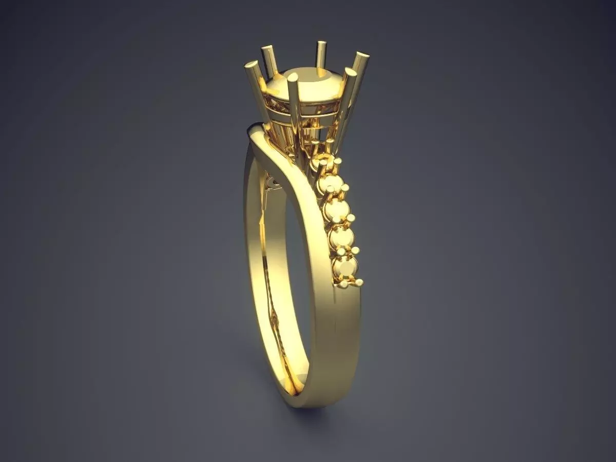 Ring CAD-6101 3D print model_3