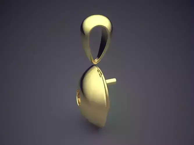 Pendant With Diamond CAD-6093