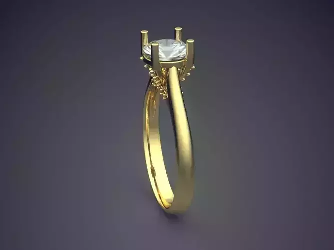 Ring With Diamond CAD-6079