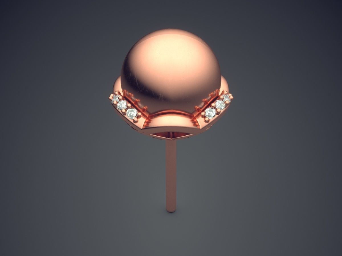 Brooch CAD-6053 3D print model_2