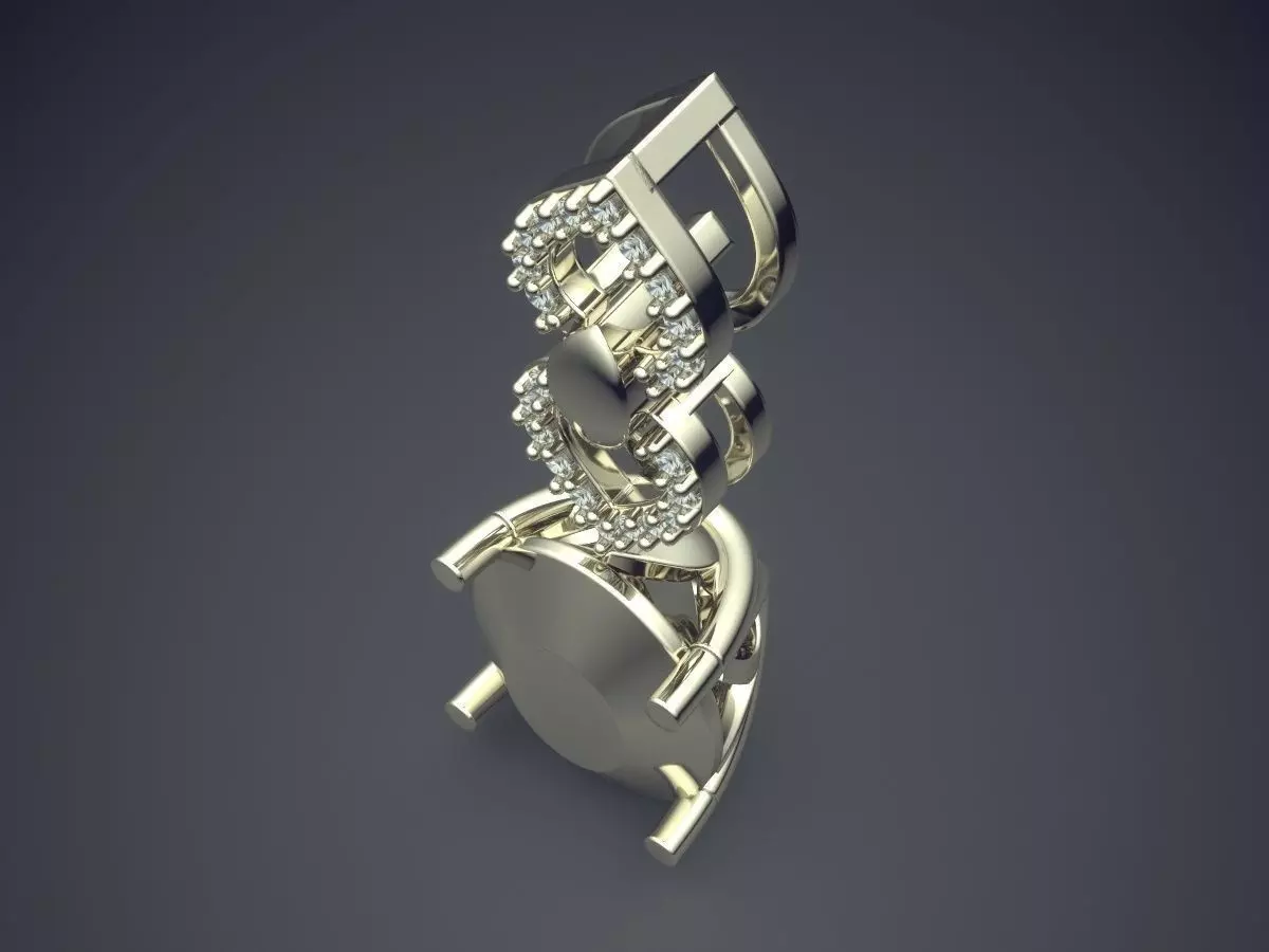 Pendant CAD-6039 3D print model_1