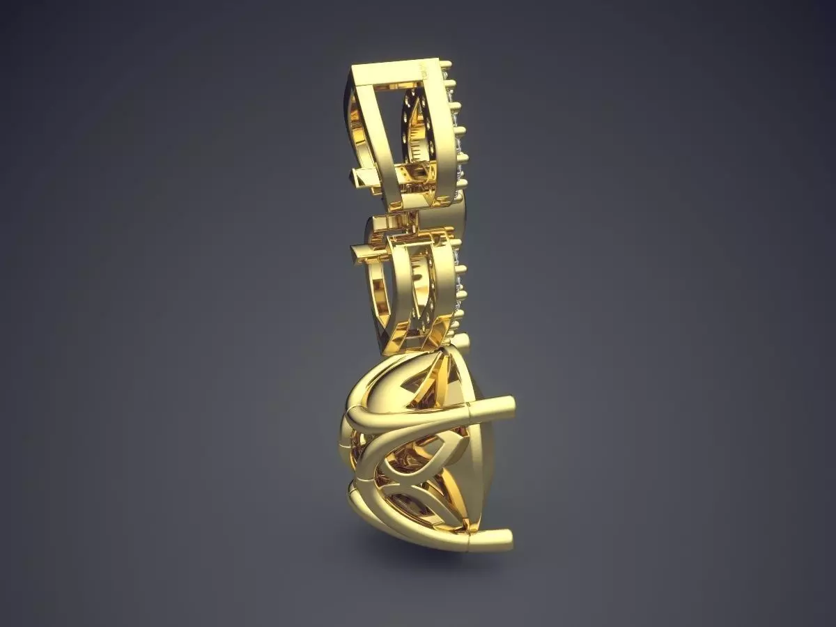 Pendant CAD-6039 3D print model_3