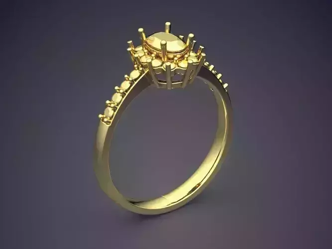 Detailed Ring CAD-6036
