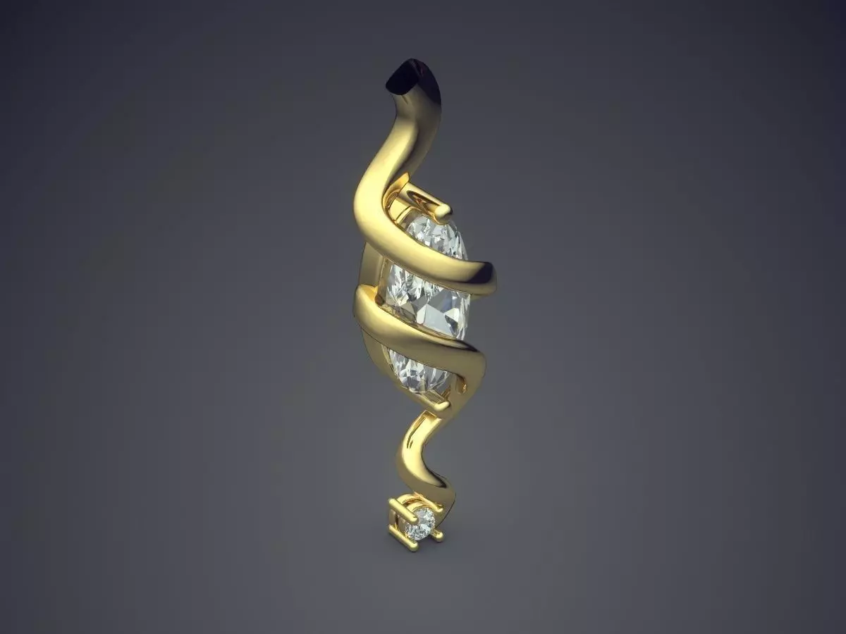 Pendant CAD-6033 3D print model_0