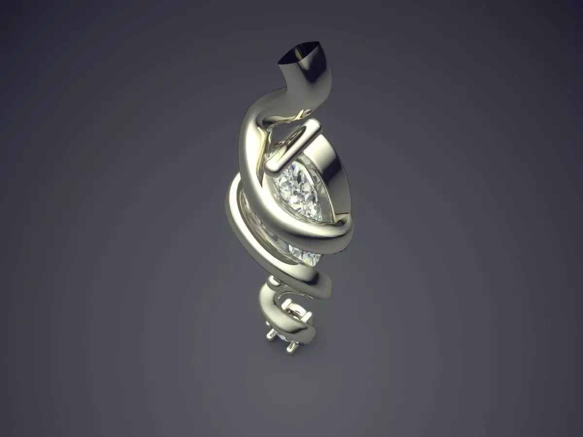 Pendant CAD-6033 3D print model_1