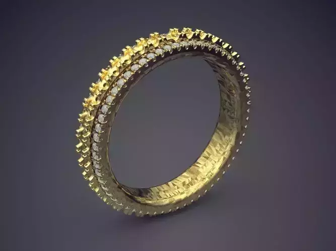 Detailed Ring CAD-6031