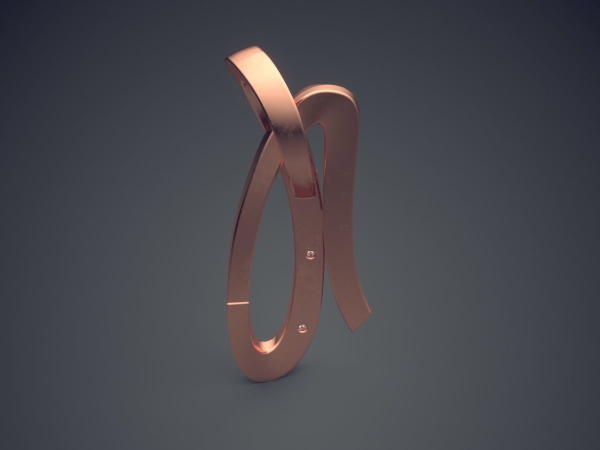 Curved Pending CAD-6017 3D print model_2