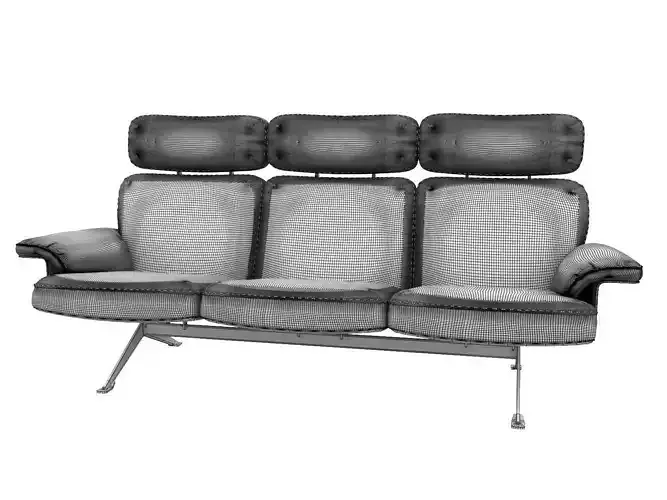 DS 31 113 3 Seater Sofa High Back