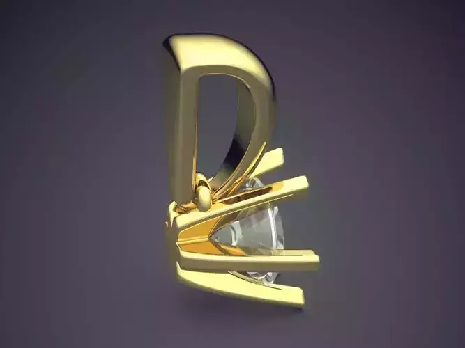 Pendant With Diamond CAD-5984