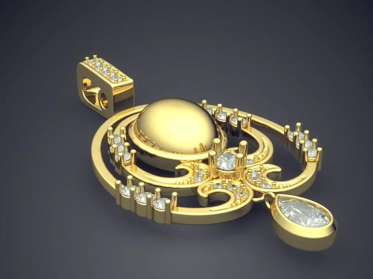 Pendant CAD-5986 3D print model_0