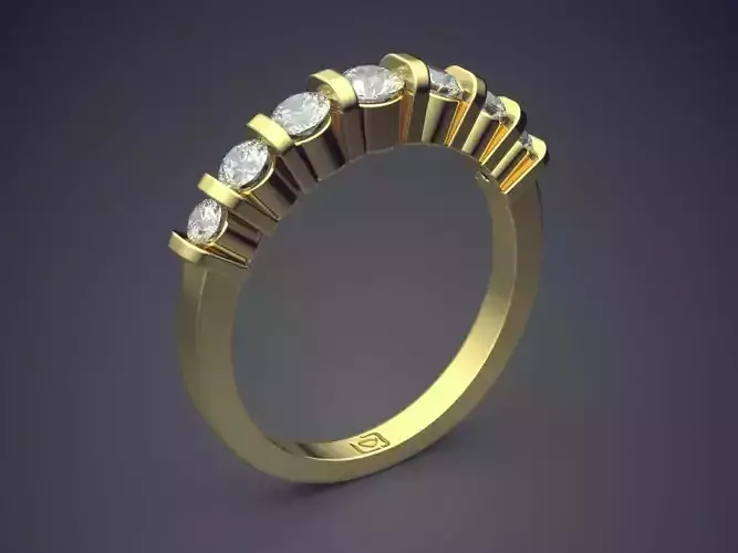 Engagement Ring With Diamonds CAD-5978