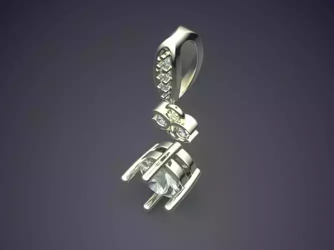 Pendant With Diamonds CAD-5971